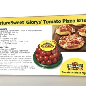 Glorys™ Pizza Bites recipe tear pads
