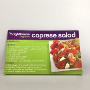 Brighthouse Organics Caprese TOV and LEC Salad Pads