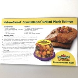 NS Constellation Grilled Plank Salmon Recipe Coupon Pads of 50 coupons per pad