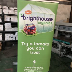 BHO Try a Tomato you can Trust retractable Banner