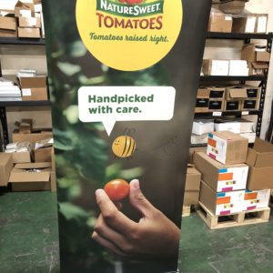 NS Handpicked with Care Retractable Banner